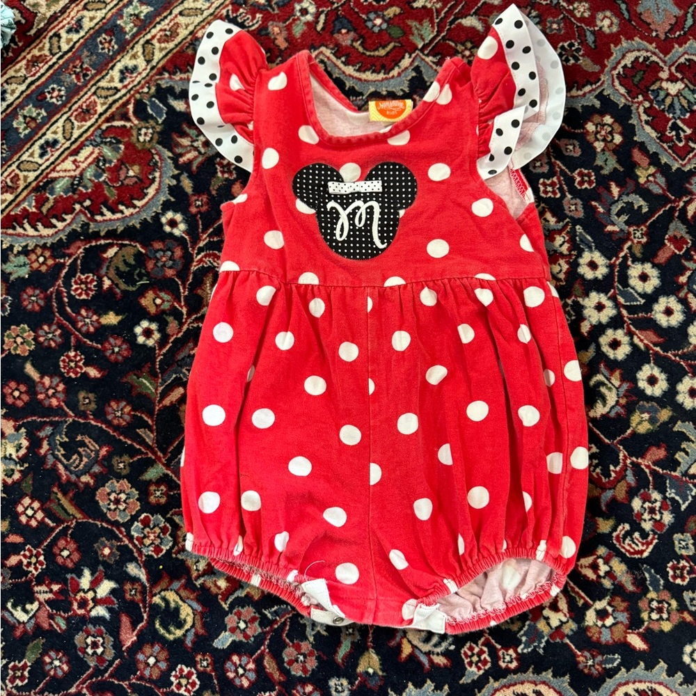 Red Polka Dot Kids One Piece